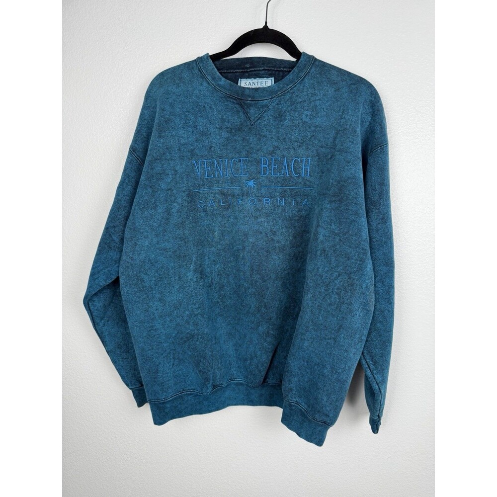 Santee Hvywt Men's Venice Beach California Crew Neck Sweatshirt USA